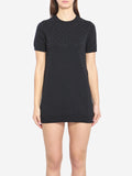 Gucci Women's Fine Wool Dress with GG Crystals in Black
