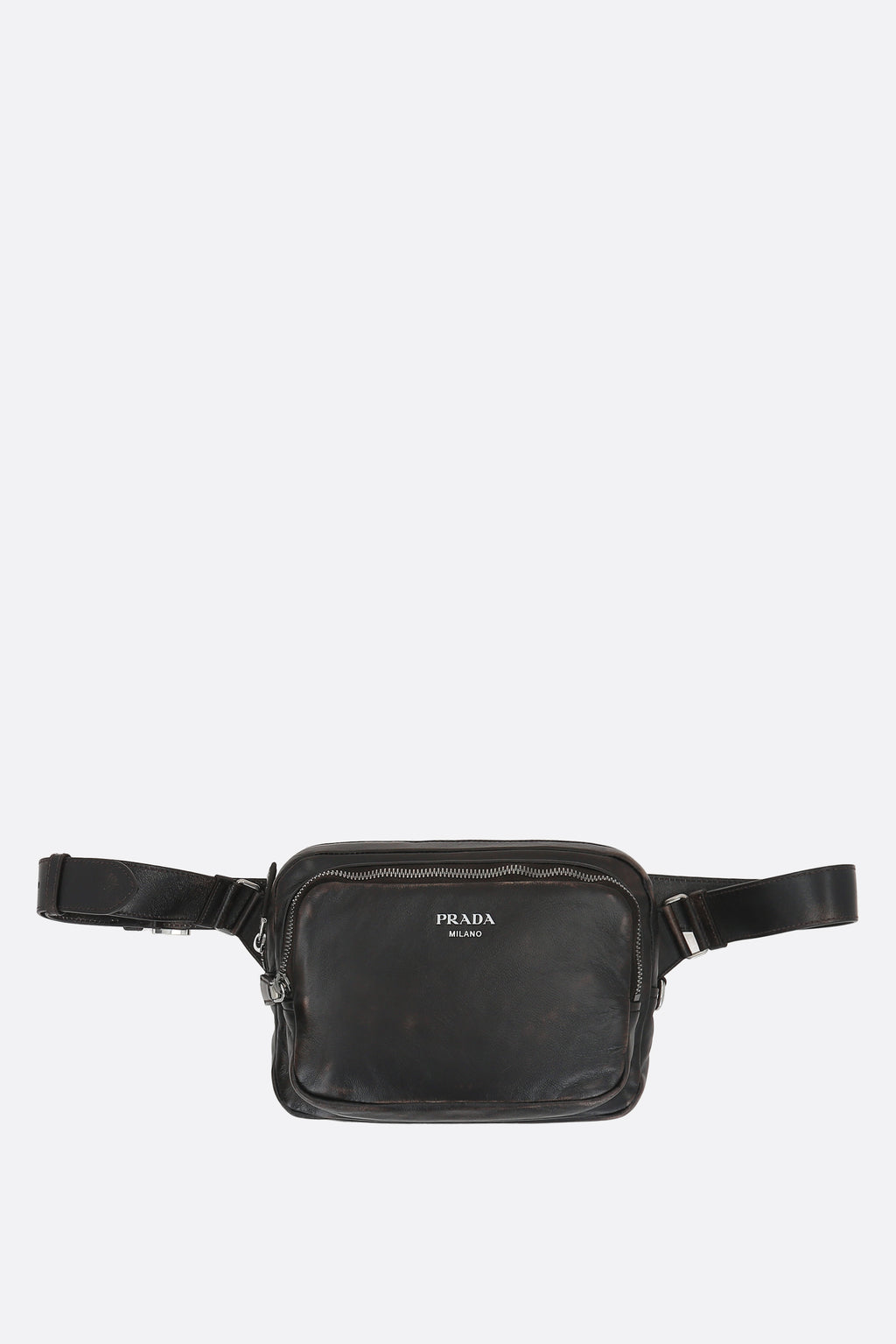 Prada Men's Crossbody Bag in Dark Brown