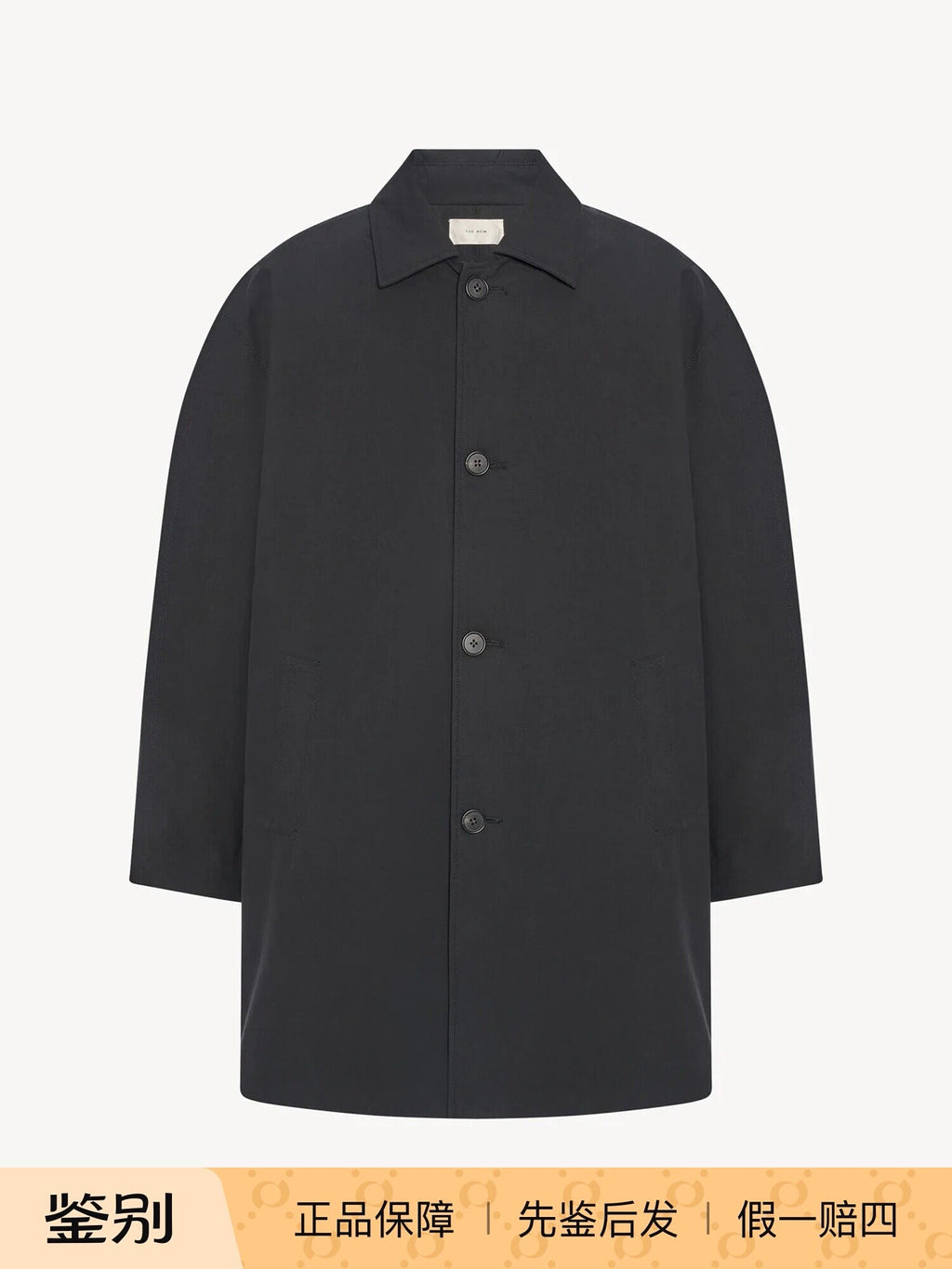 The Row Men's Verna Coat in Black