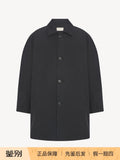 The Row Men's Verna Coat in Black