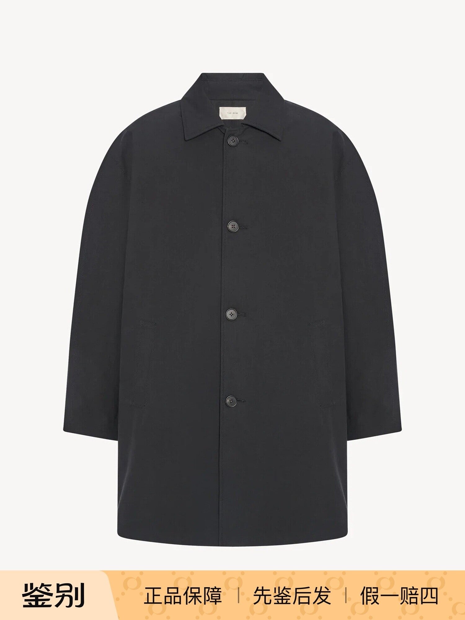 The Row Men's Verna Coat in Black