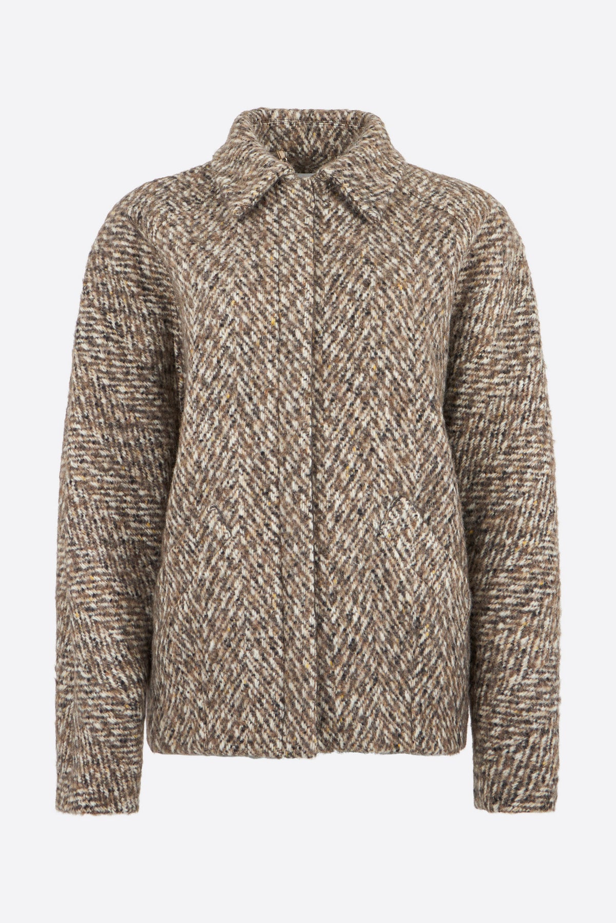 Kiton Women's Bomber Jacket in Beige