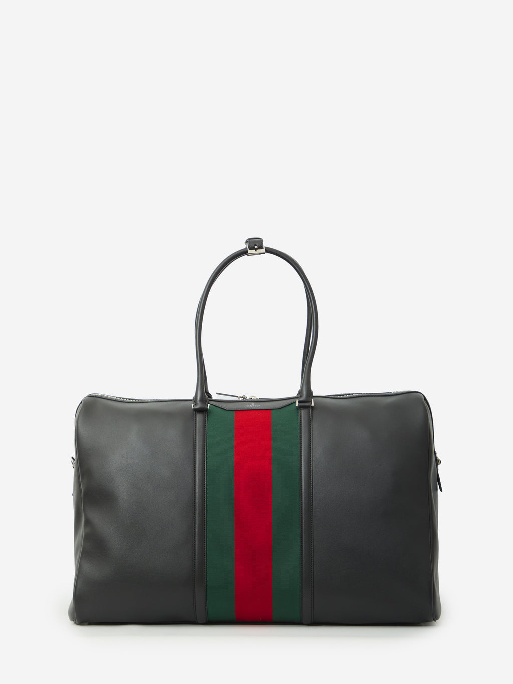 Gucci Men's Large Mega Web Trademark Duffle Bag in Black