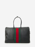 Gucci Men's Large Mega Web Trademark Duffle Bag in Black