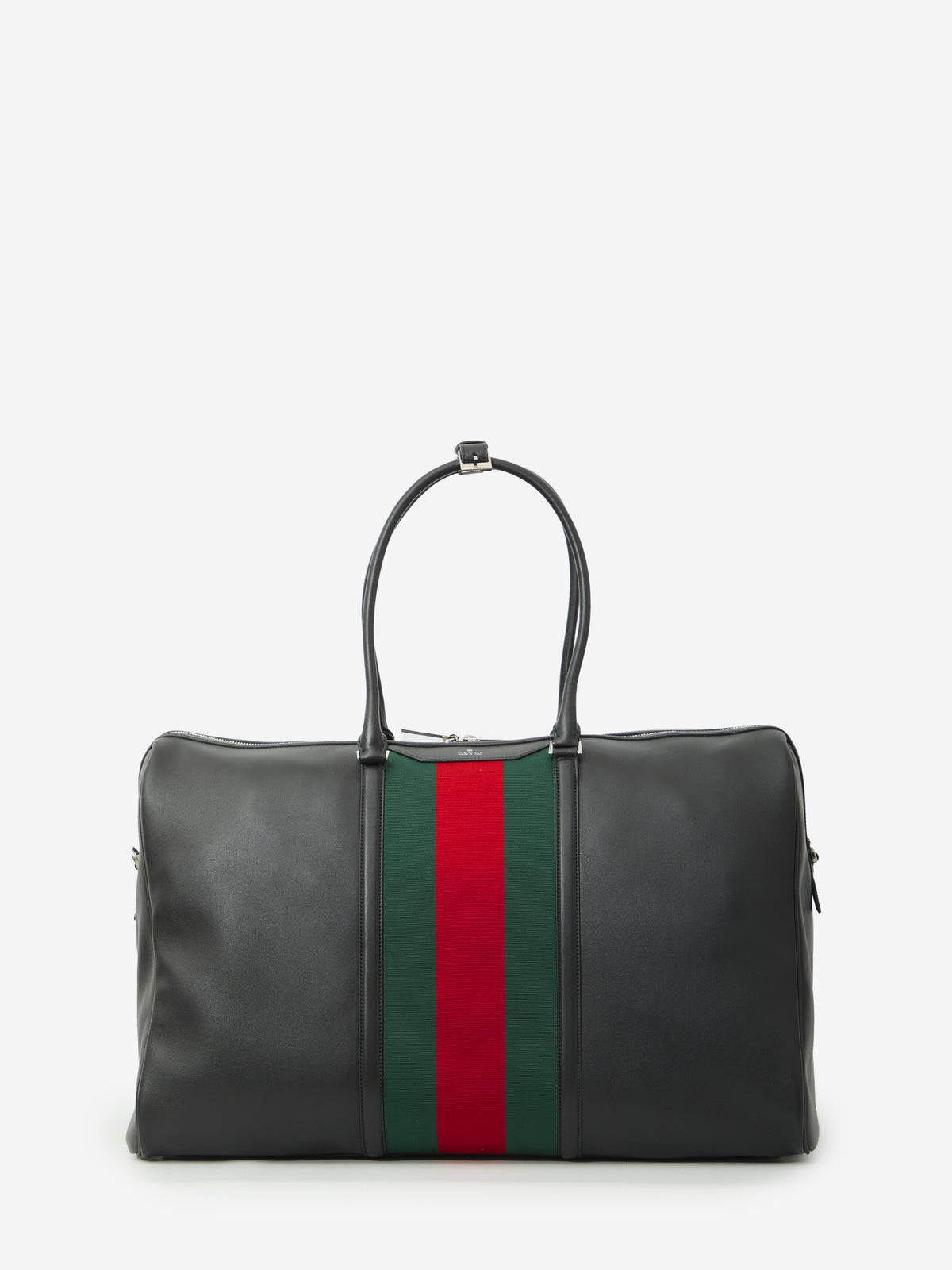 Gucci Men's Large Mega Web Trademark Duffle Bag in Black
