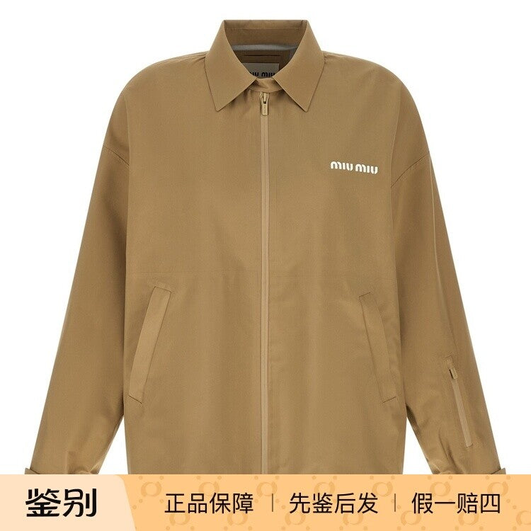 Miu Miu Women's Coat in Beige