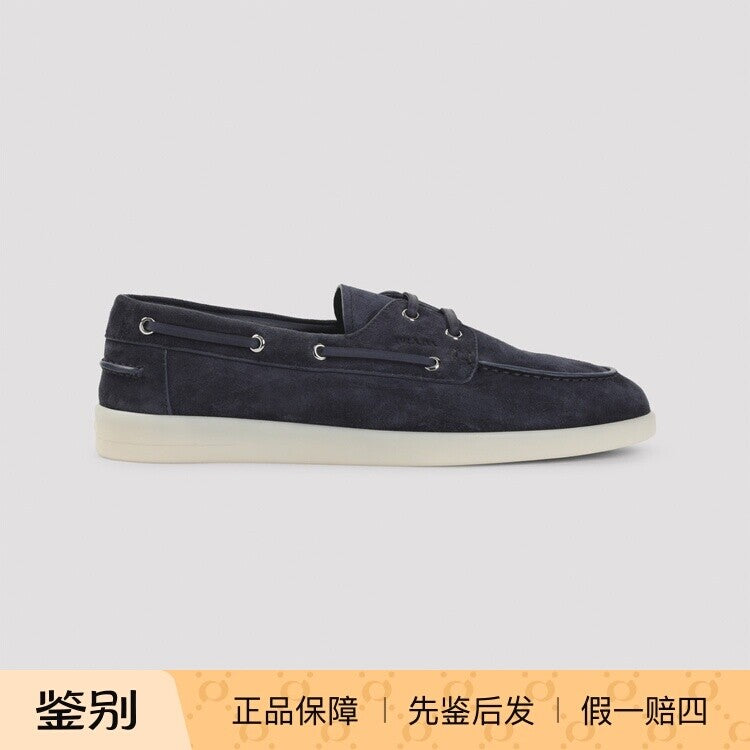 Prada Men's Loafers in Blue