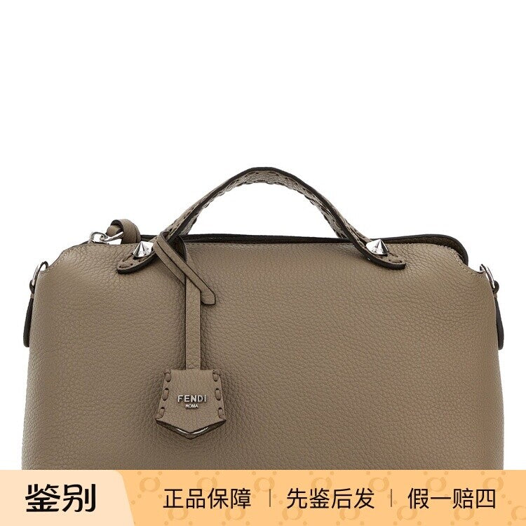 Fendi Women's By The Way Selleria Medium Bag in Grey