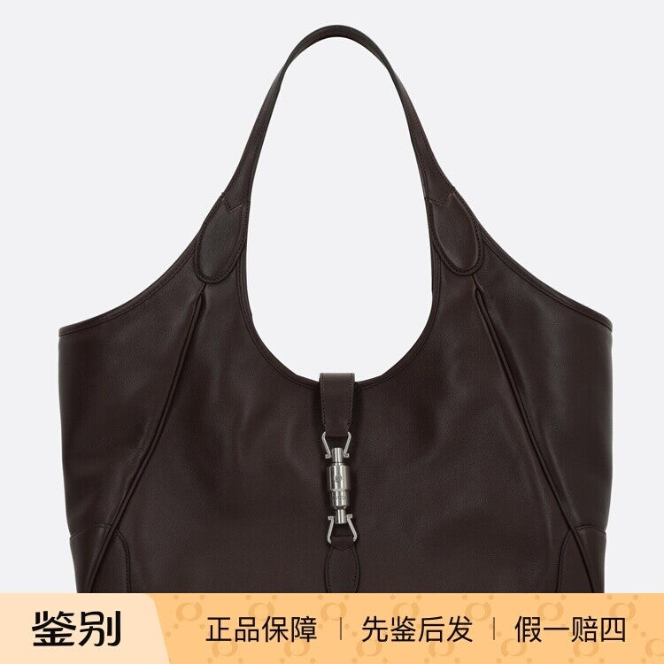 Gucci Women's Mercato Medium Bag in Dark Brown
