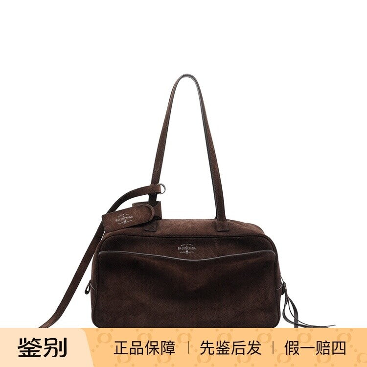 Balenciaga Women's Carrie Medium Bag in Brown