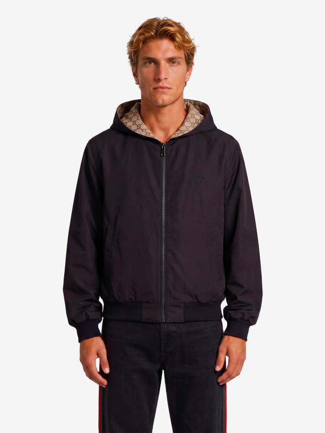 Gucci Men's Reversible Zip Jacket in Black