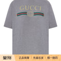 Gucci Women's Logo T-Shirt in Grey