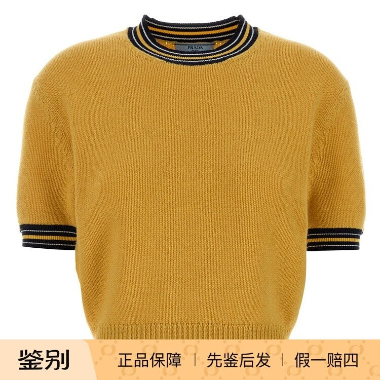 Prada Women's Sweater in Yellow