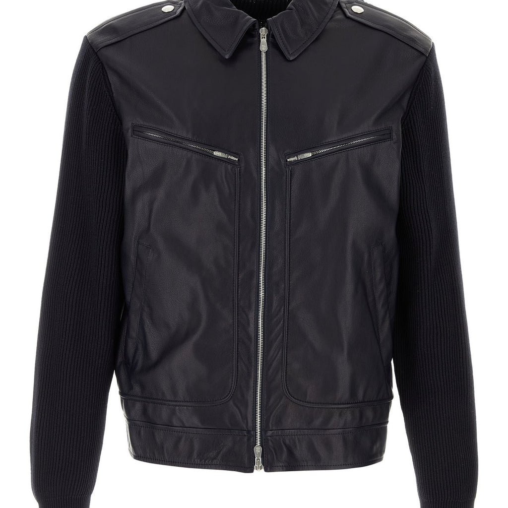 Brunello Cucinelli Men's Bc 2026 Leather Jacket