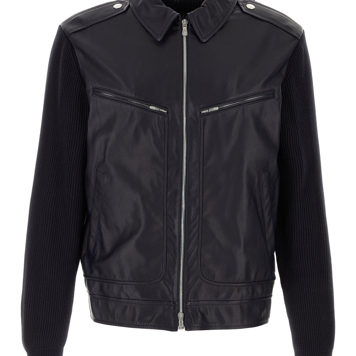Brunello Cucinelli Men's Bc 2026 Leather Jacket