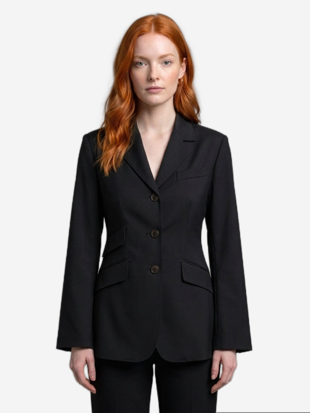 Max Mara Women's Patio Wool Jacket in Black