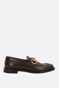 Gucci Women's Loafers in Brown Leather