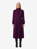Gucci Women's Midi Dress in Viscose Crepe Jersey in Purple