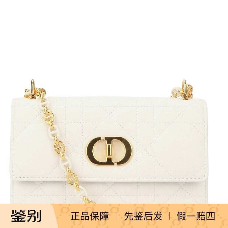 Dior Women's Miss Caro Mini Handbag in White