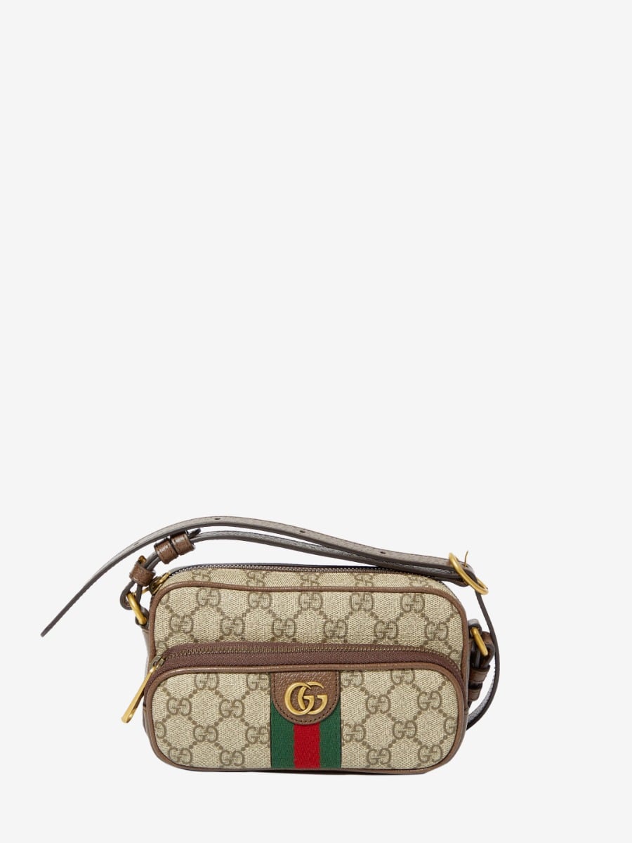 Gucci Men's Ophidia Mini Bag in Beige