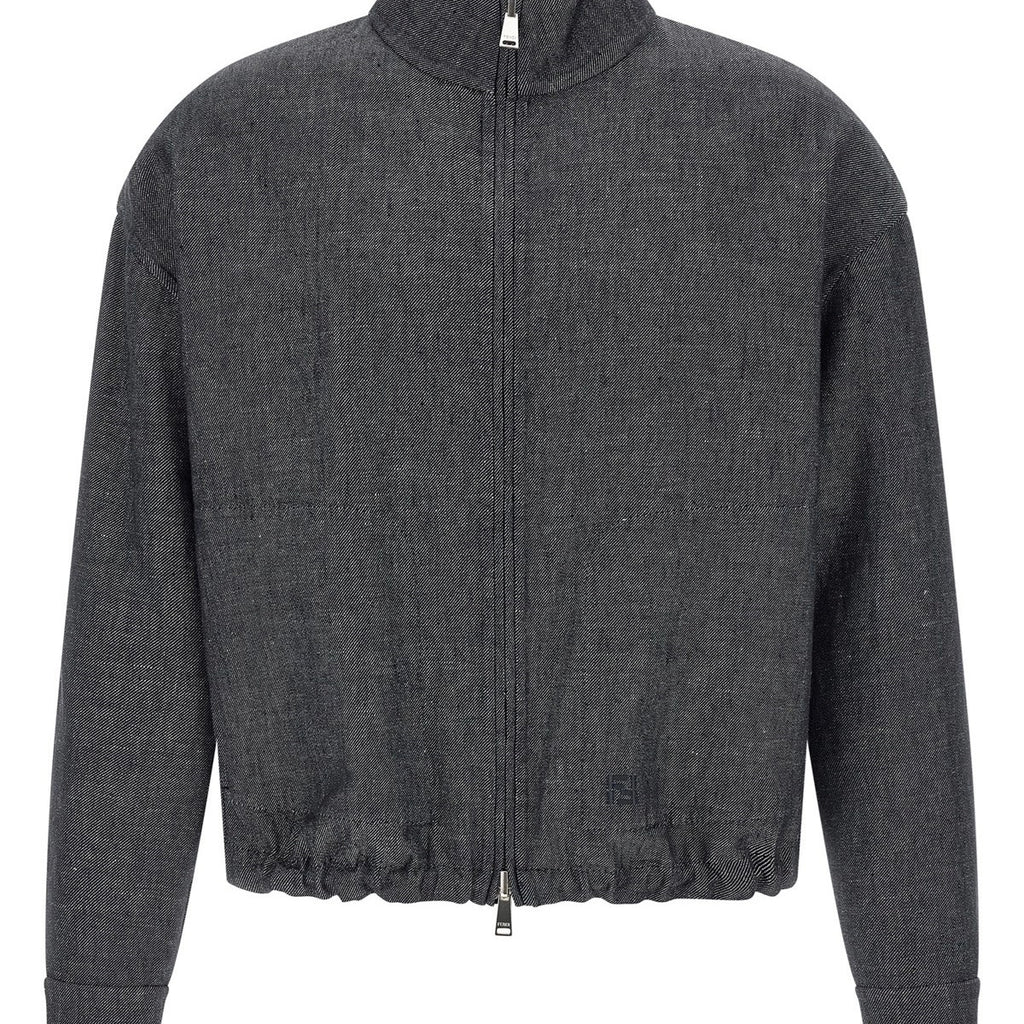 Fendi Men's Jacket in Blue