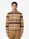 Moncler Men's Teddy-effect Zip Cardigan in Brown