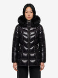 Moncler Women's Short Fulmar Down Jacket in Black