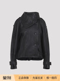 Acne Studios Women's Leather Jacket in Black