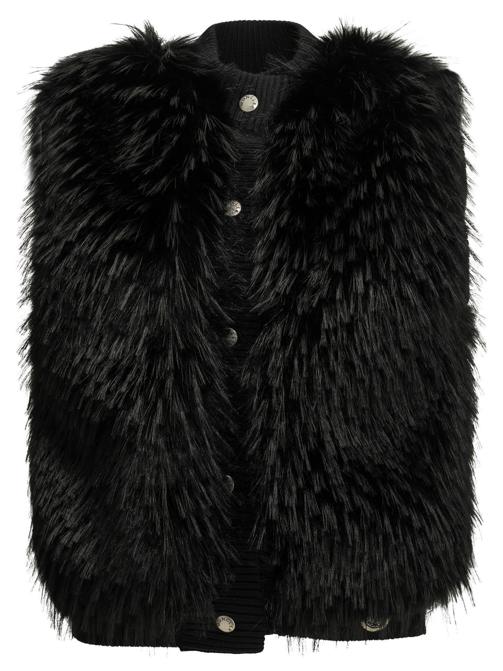 Moncler Women's Padded Sleeveless Jacket in Black