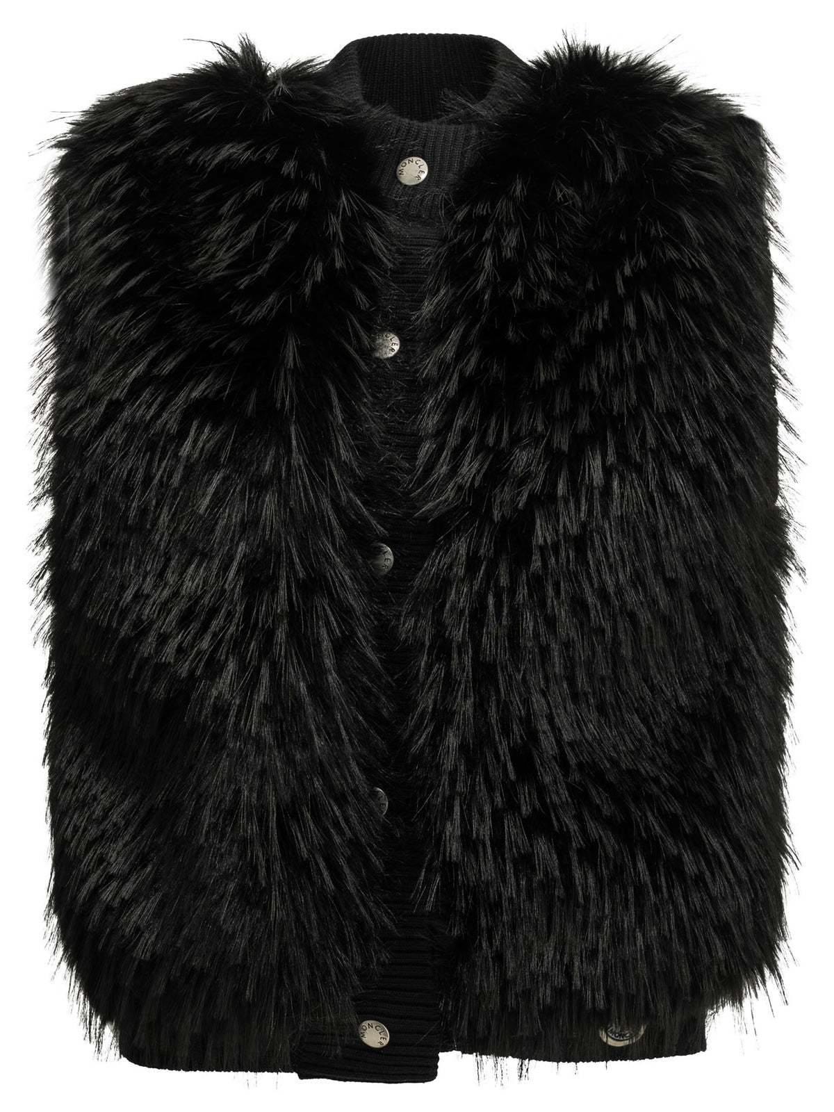Moncler Women's Padded Sleeveless Jacket in Black