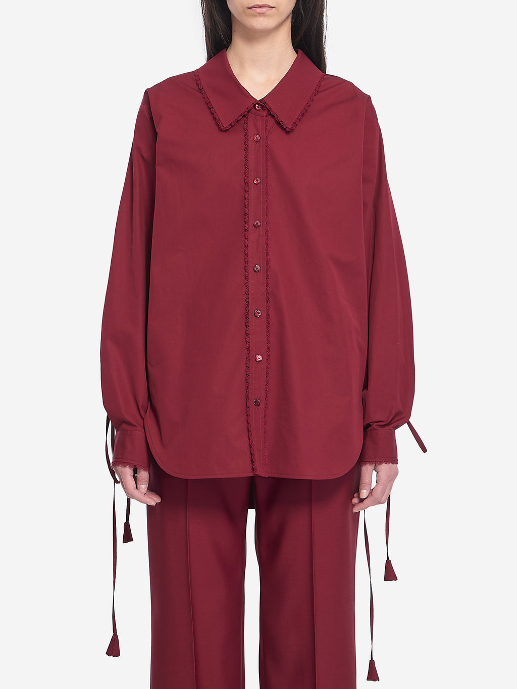 Gucci Women's Shirt with Ties in Red