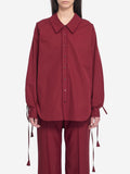 Gucci Women's Shirt with Ties in Red