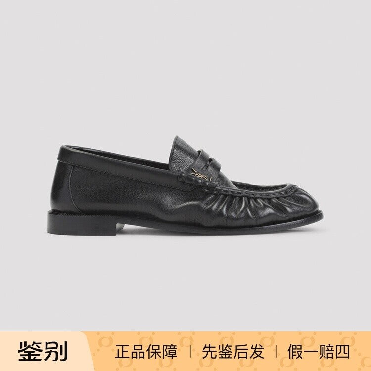 Saint Laurent Women's YSL Le Loafer Loafers in Black