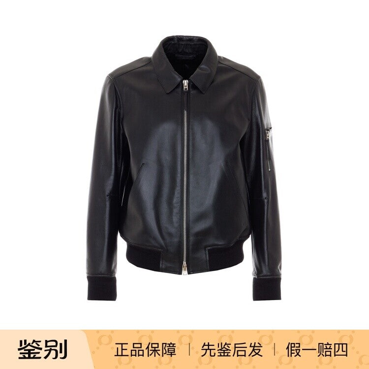 Tom Ford Leather Jacket in Black