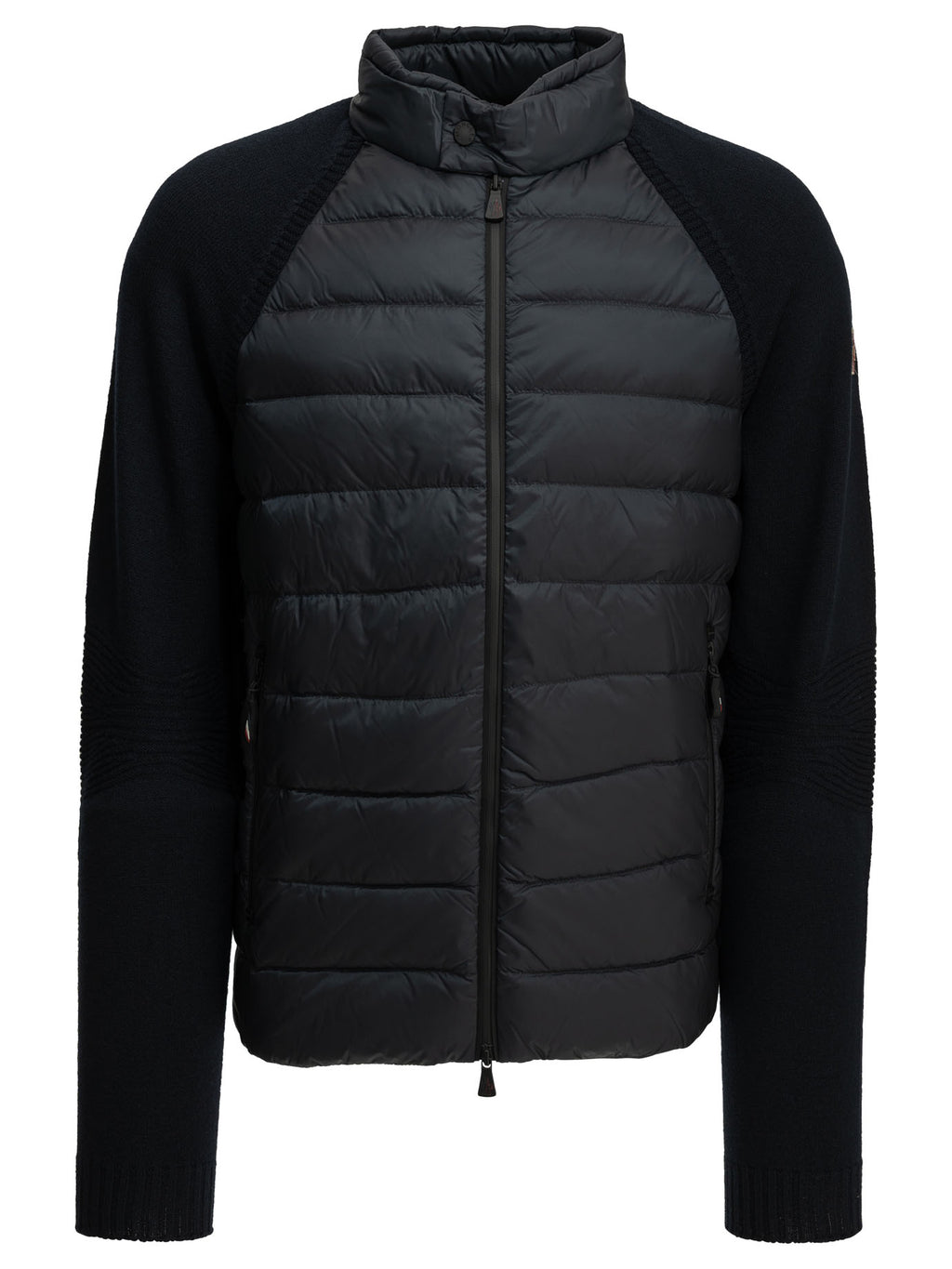 Moncler Grenoble Men's Padded wool cardigan in Blue