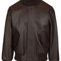 Loewe Men's Leather Jacket in Brown