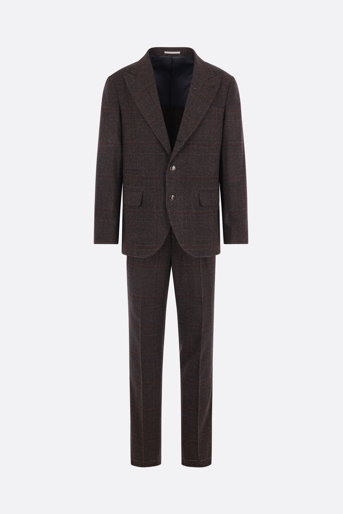 Brunello Cucinelli Men's Dress in Dark Brown