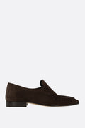 The Row Men's Loafers in Lacquer Brown