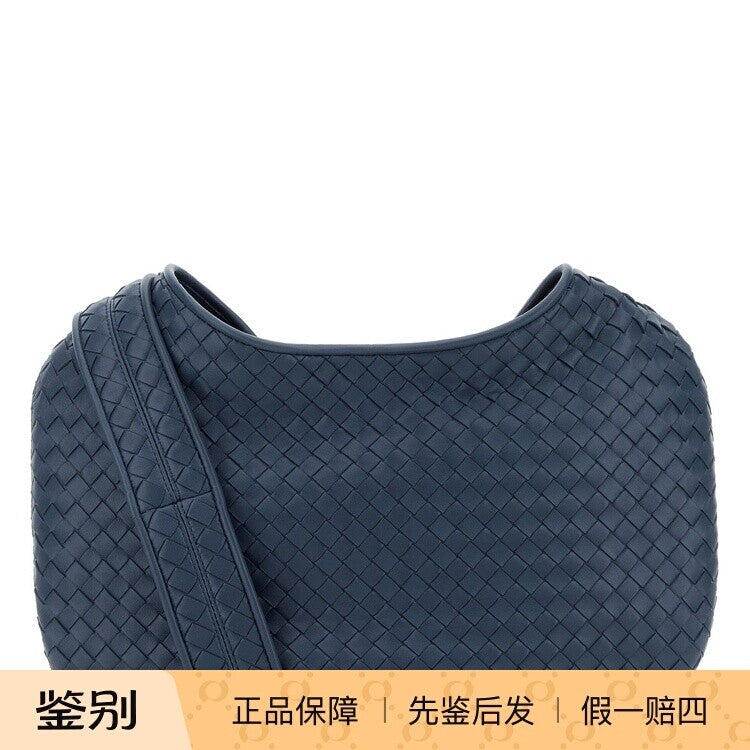 Bottega Veneta Men's Veneto Medium Bag in Blue