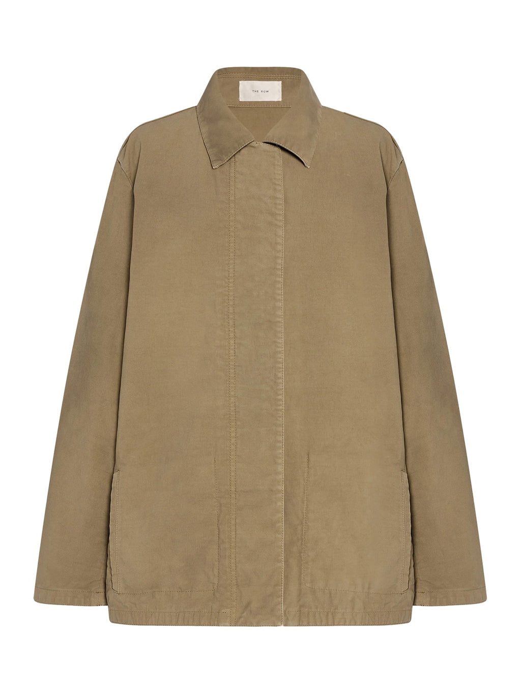 The Row Women's BAEZA COTTON JACKET in Sandy Buff