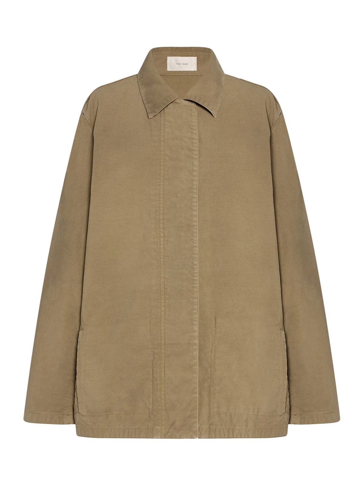 The Row Women's BAEZA COTTON JACKET in Sandy Buff