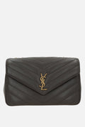 Saint Laurent Women's Saint Laurent YSL Loulou Large Bag in Grey