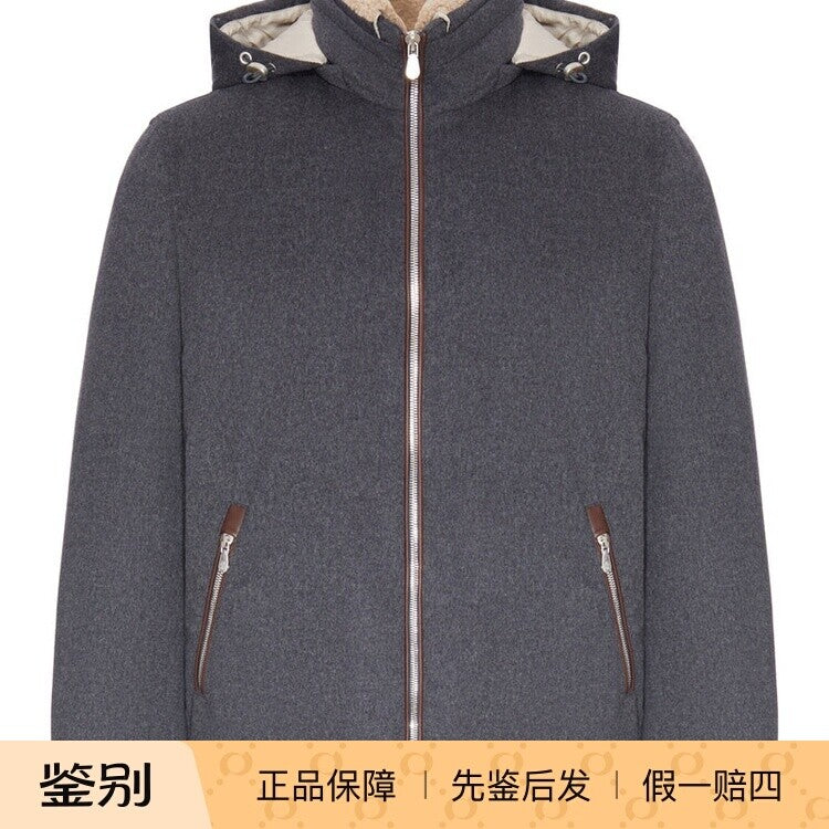 Brunello Cucinelli Men's Jacket in Grey