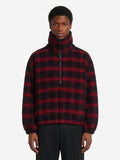 Balenciaga Men's Half-zip High-neck Jacket in Red