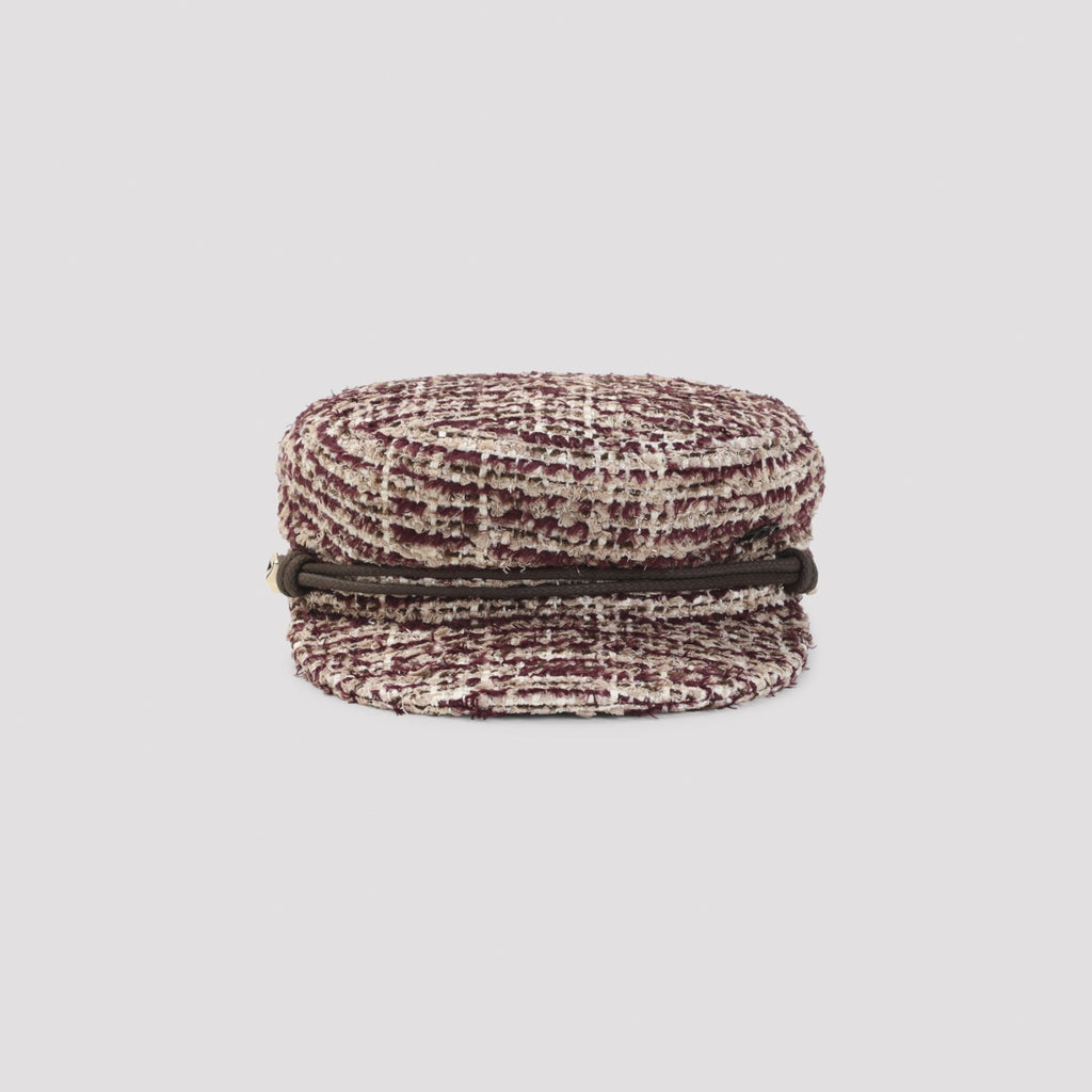 Maison Michel New Abby Hat in Burgundy