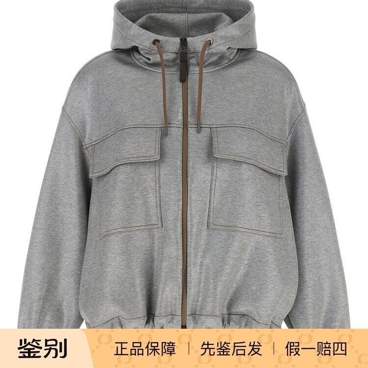 Brunello Cucinelli Women's Bc 26 Coat in Grey