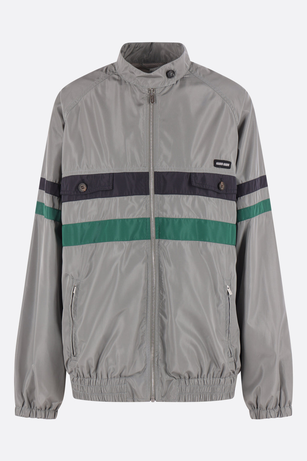 Miu Miu Women's Bomber Jacket in Piombo