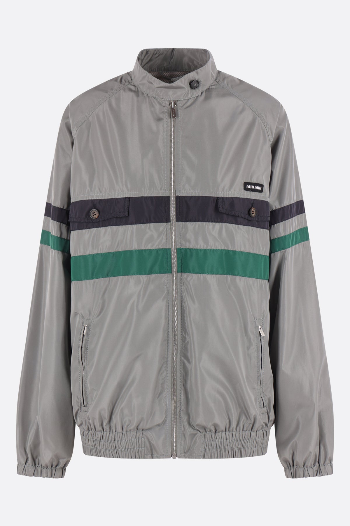 Miu Miu Women's Bomber Jacket in Piombo