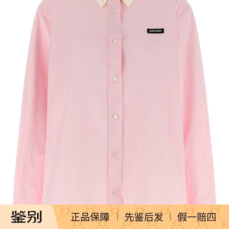 Miu Miu Women's Shirt in Pink