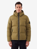 Stone Island Men's CORDURA® Ripstop Down Jacket in Green